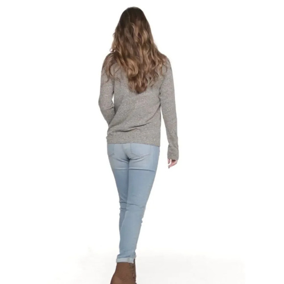 Long Sleeve Crewneck Tee Mint Blue Large - Picture 9 of 10